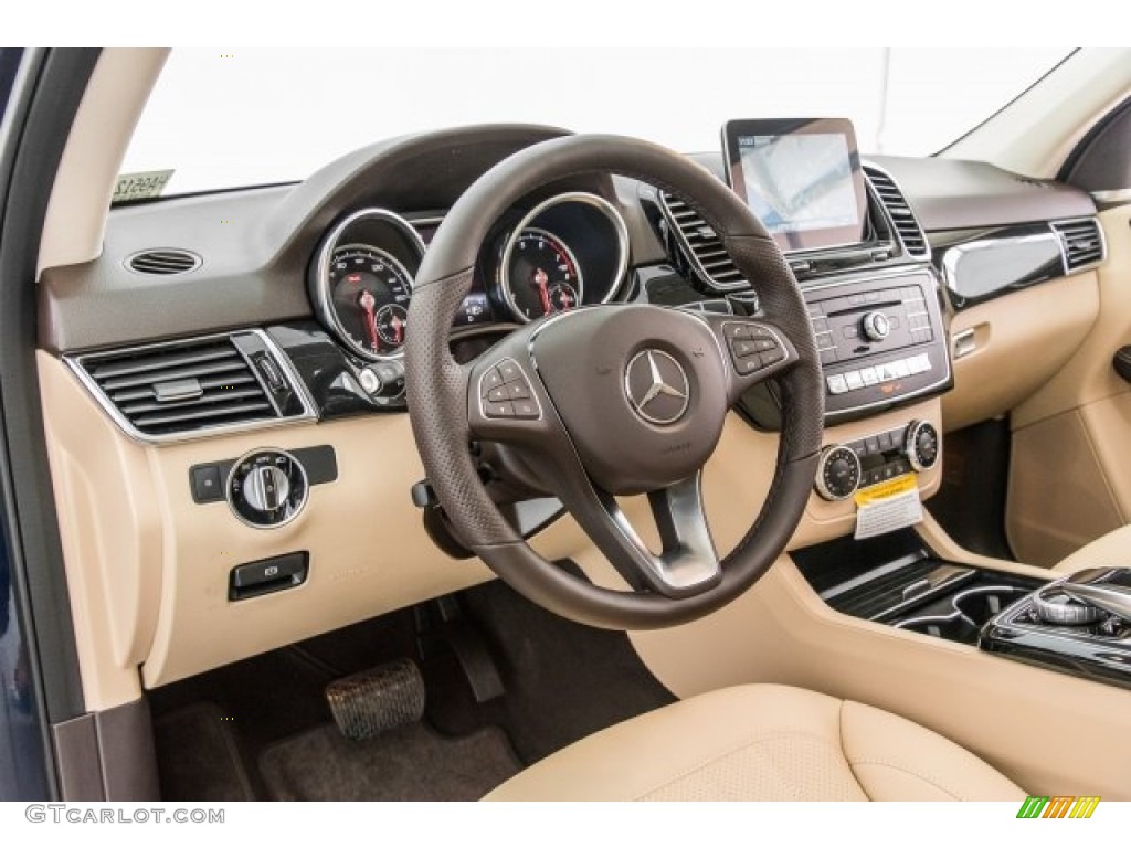 2018 Mercedes-Benz GLE 350 4Matic Ginger Beige/Espresso Brown Dashboard Photo #123948735