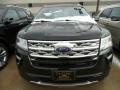 2018 Shadow Black Ford Explorer XLT 4WD  photo #2
