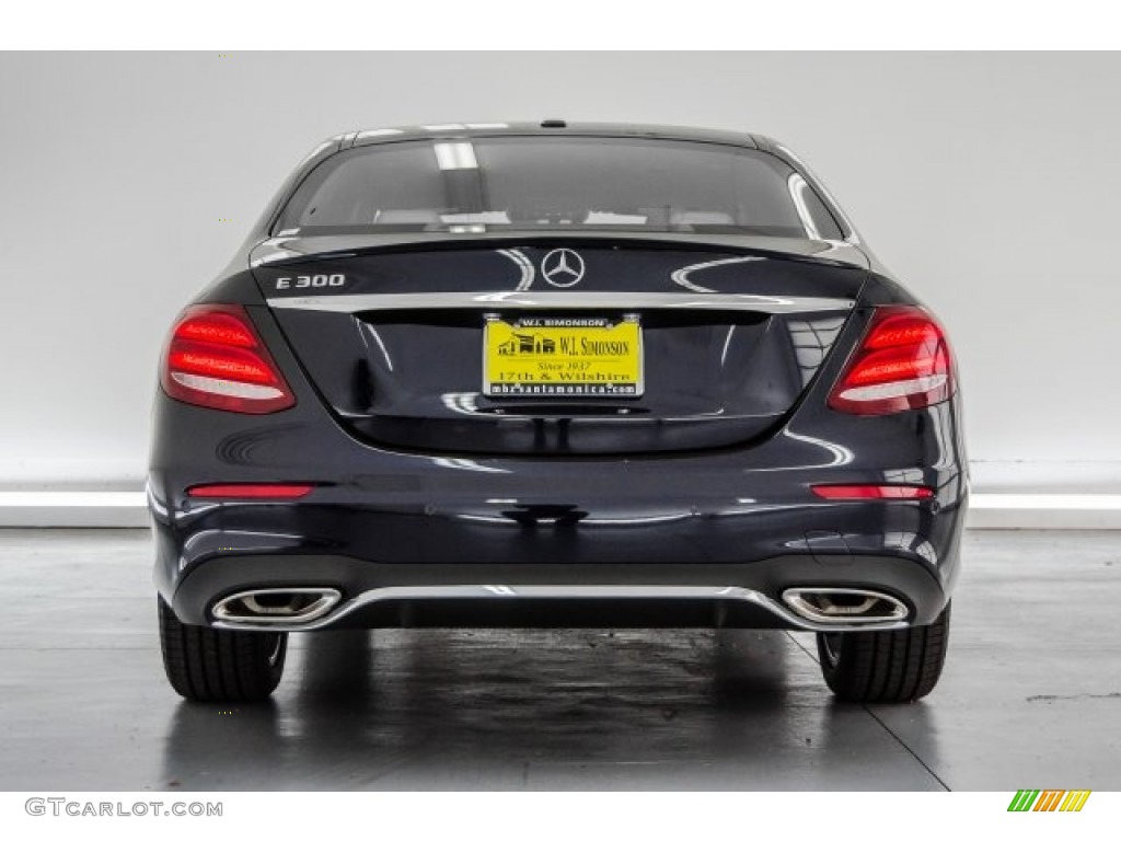 2018 E 300 Sedan - Lunar Blue Metallic / Macchiato Beige/Black photo #4