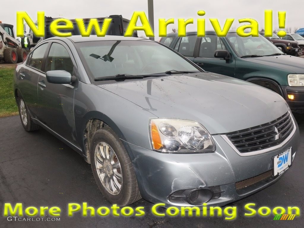 2009 Galant ES - Maizen Blue Pearl / Medium Gray photo #1