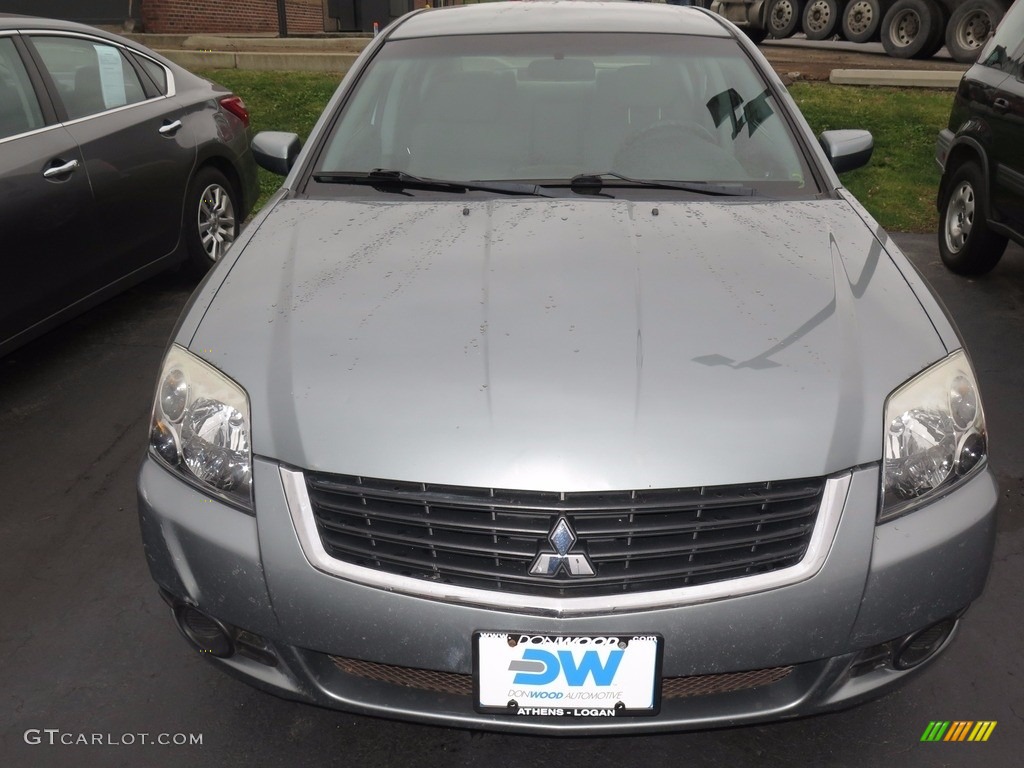 2009 Galant ES - Maizen Blue Pearl / Medium Gray photo #2