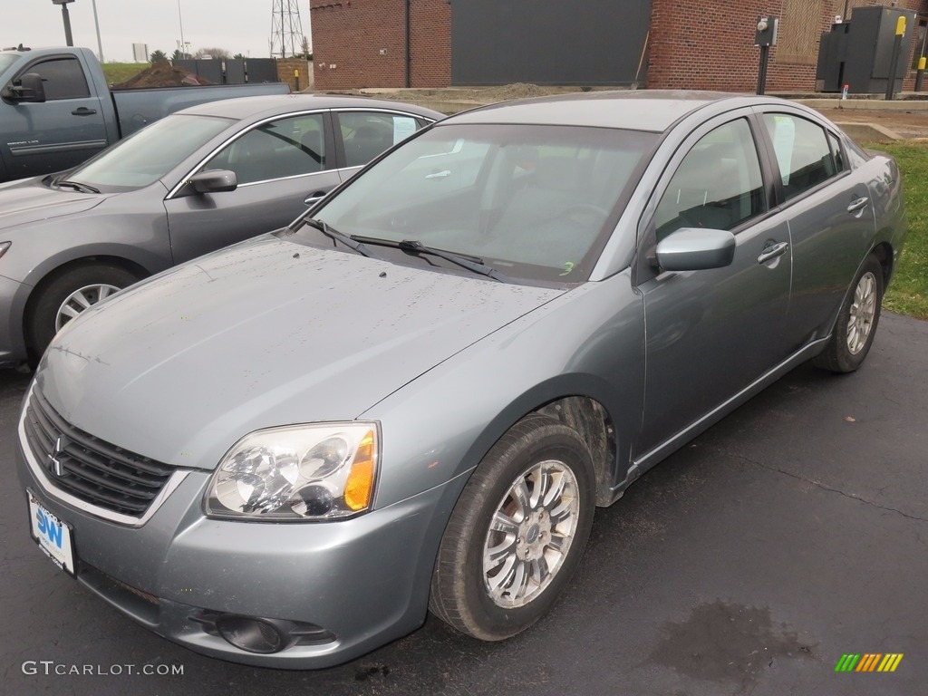 2009 Galant ES - Maizen Blue Pearl / Medium Gray photo #3