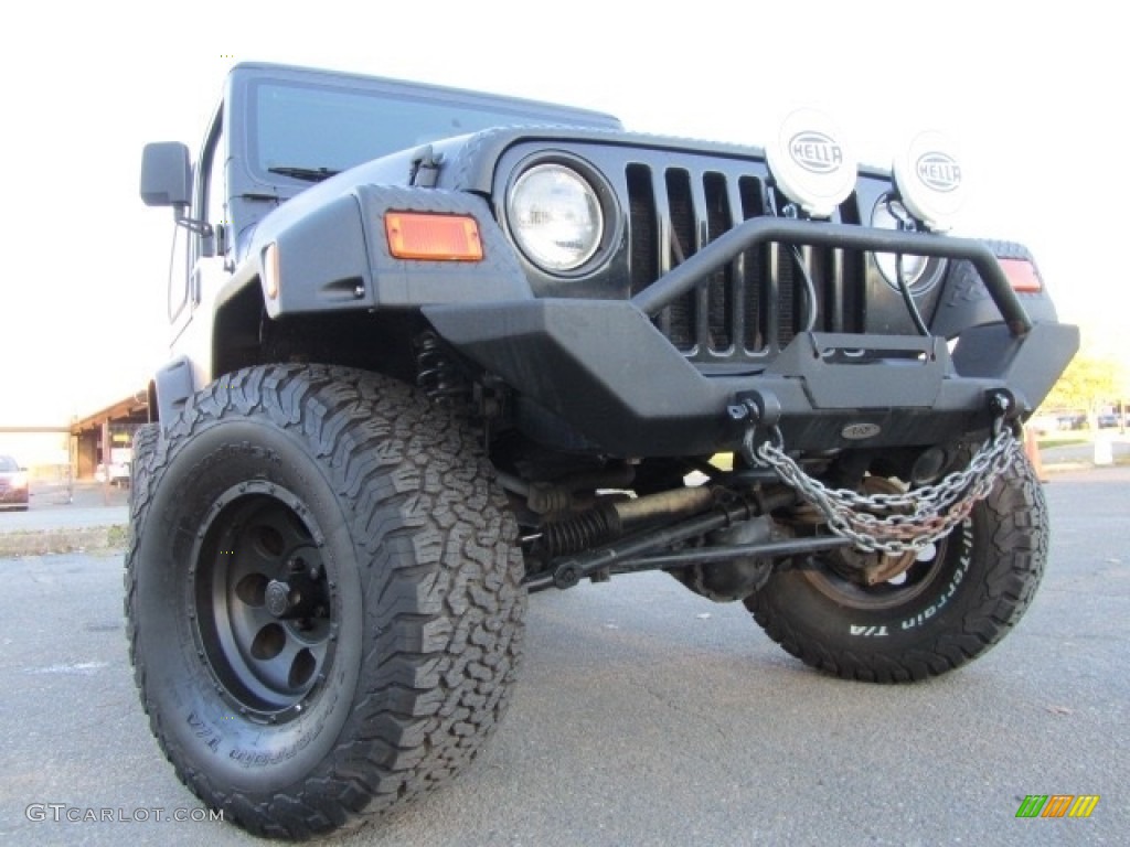 2002 Wrangler X 4x4 - Black / Agate Black photo #1