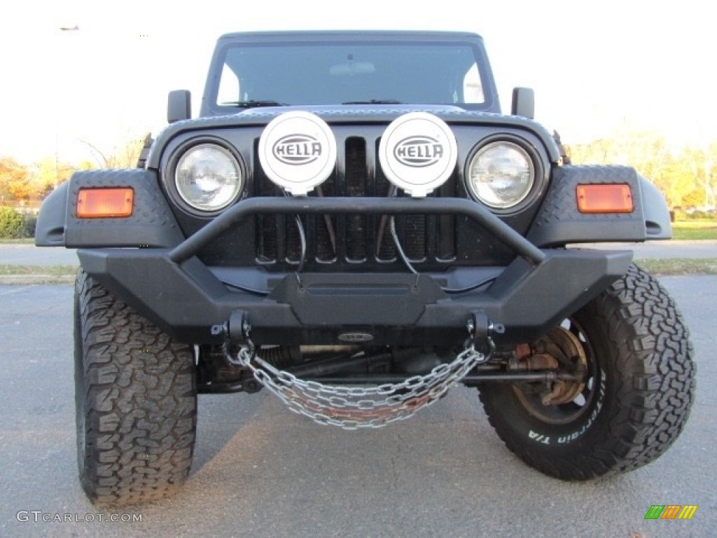 2002 Wrangler X 4x4 - Black / Agate Black photo #4