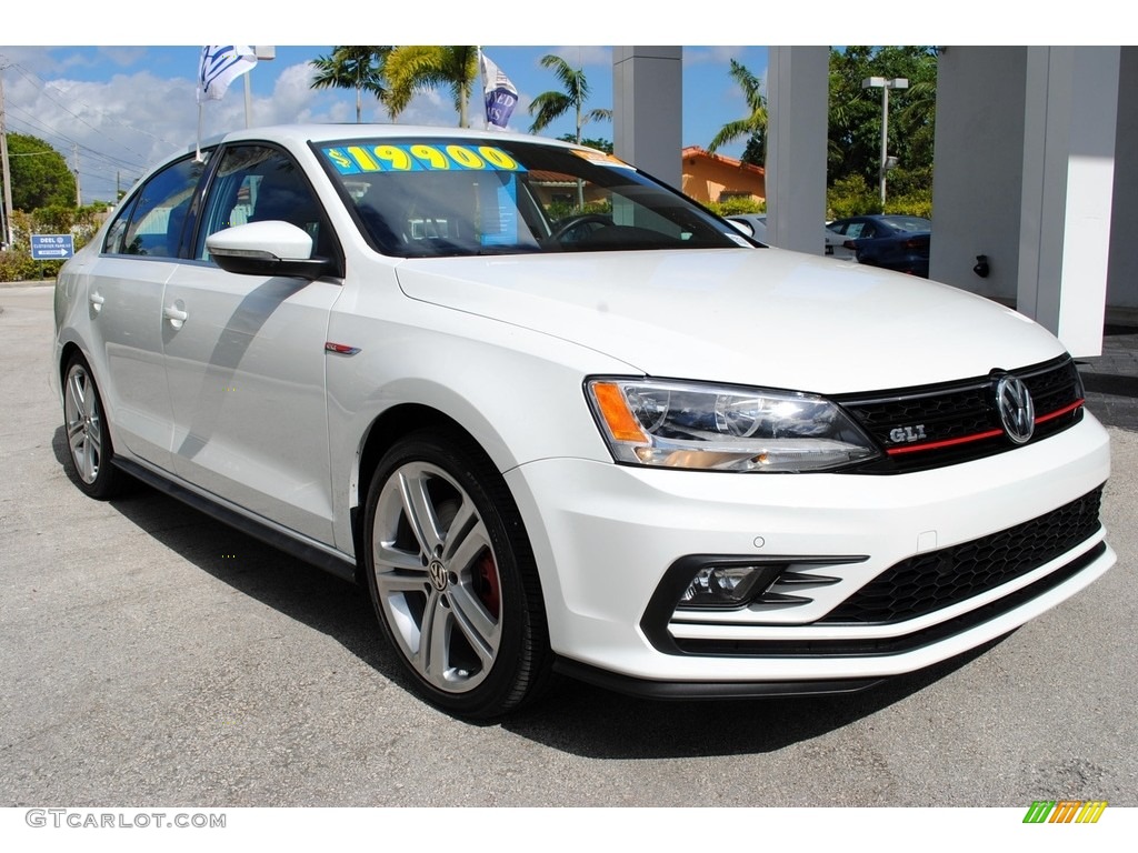Pure White 2016 Volkswagen Jetta GLI SE Exterior Photo #123950184