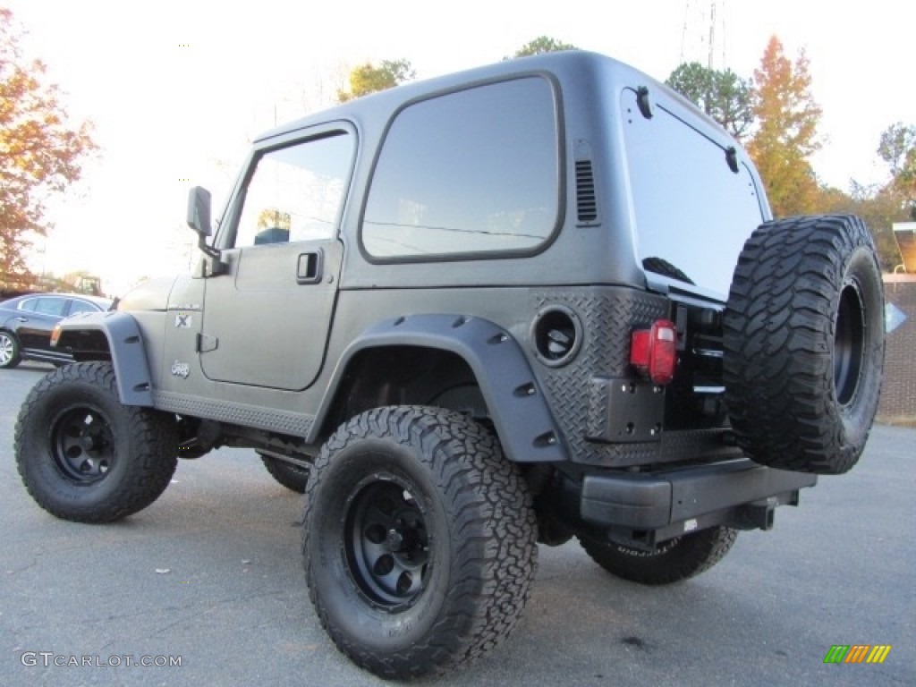 2002 Wrangler X 4x4 - Black / Agate Black photo #8