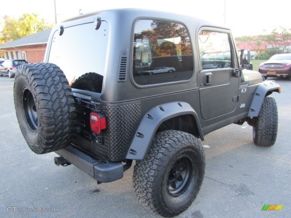 2002 Wrangler X 4x4 - Black / Agate Black photo #10