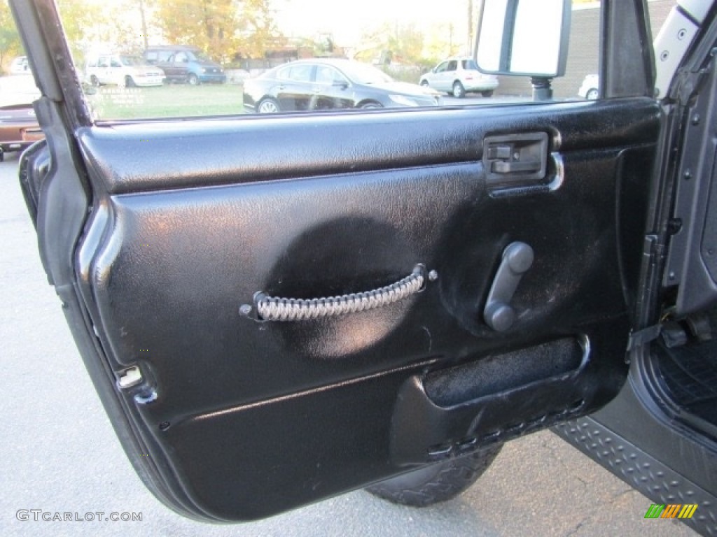 2002 Wrangler X 4x4 - Black / Agate Black photo #19