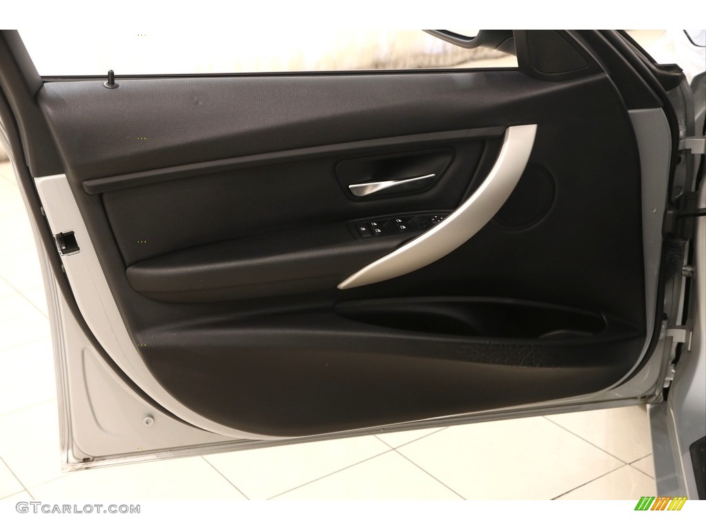 2015 3 Series 320i xDrive Sedan - Glacier Silver Metallic / Black photo #4
