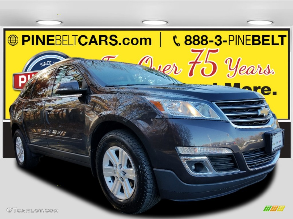 2014 Traverse LT AWD - Cyber Grey Metallic / Dark Titanium/Light Titanium photo #1