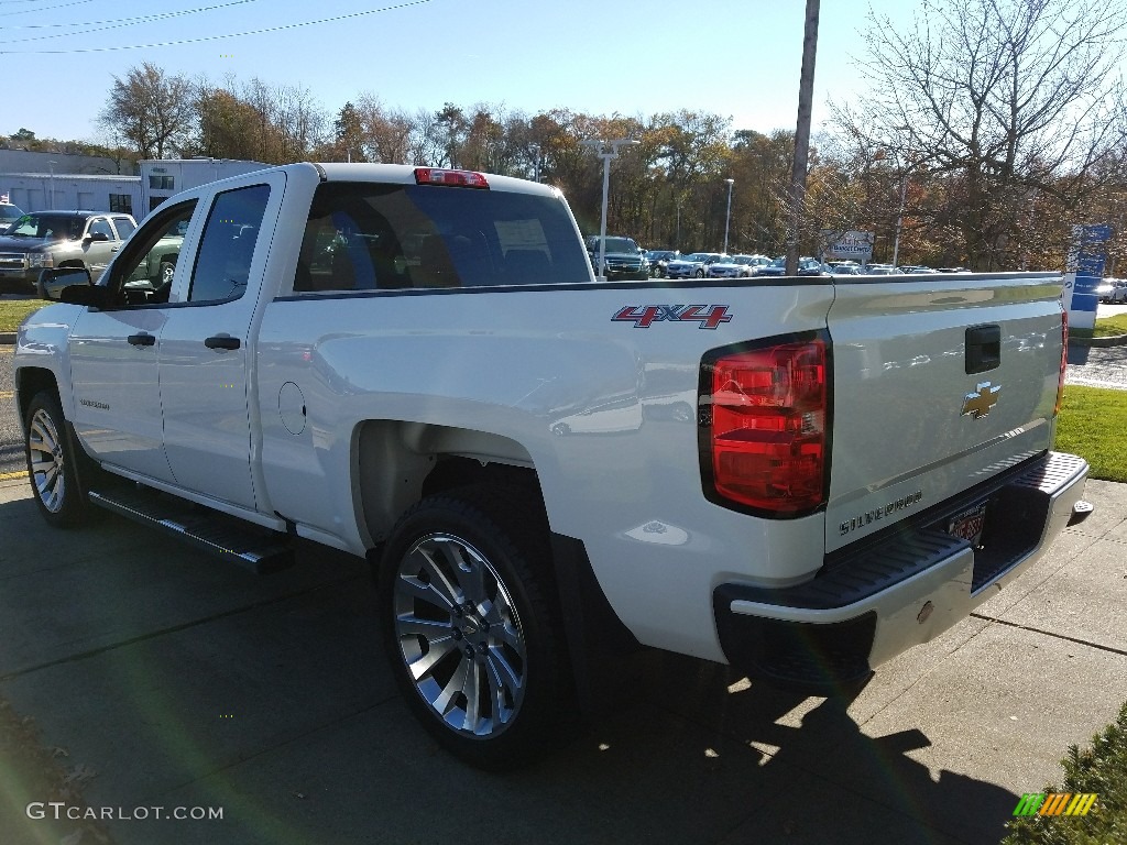 2017 Silverado 1500 Custom Double Cab 4x4 - Summit White / Dark Ash/Jet Black photo #5