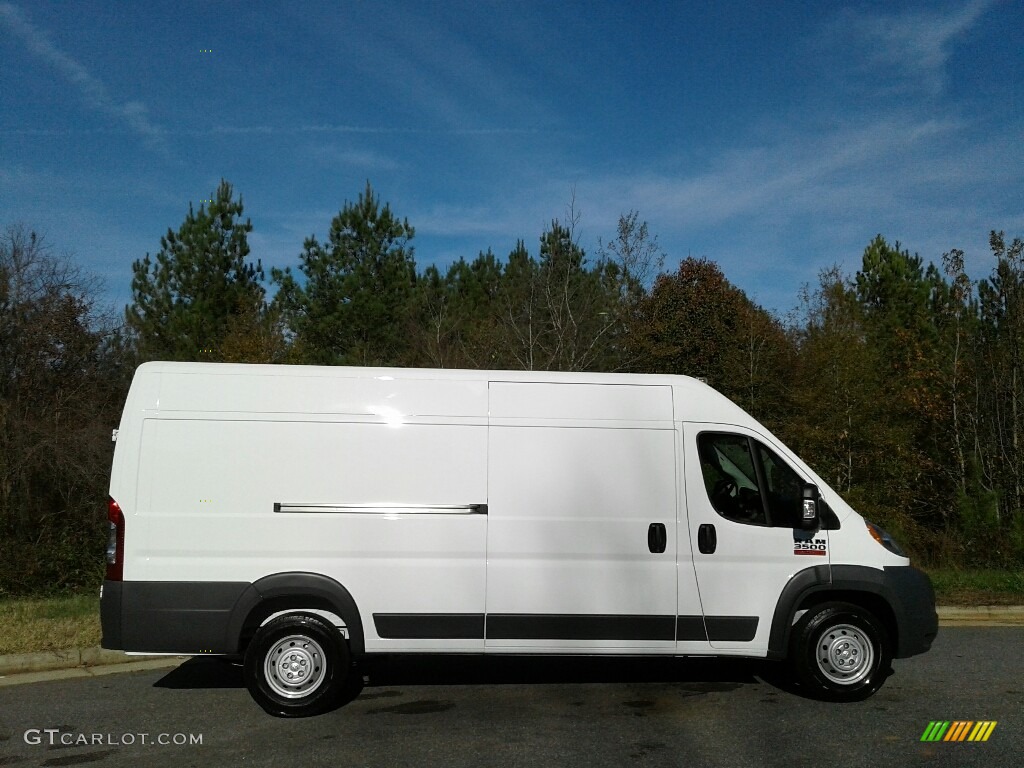 2018 ProMaster 3500 High Roof Cargo Van - Bright White / Black photo #5