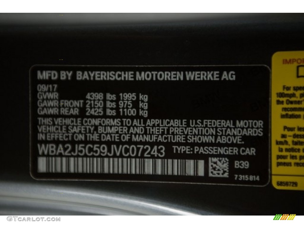 2018 2 Series M240i Coupe - Mineral Grey Metallic / Black photo #12
