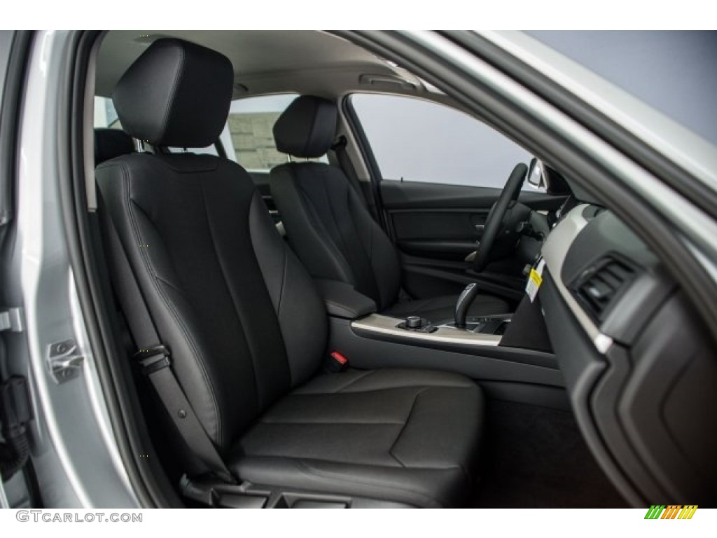 2018 3 Series 320i Sedan - Glacier Silver Metallic / Black photo #2