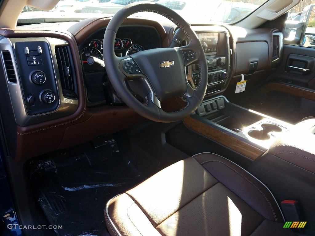 2018 Silverado 3500HD High Country Crew Cab 4x4 - Deep Ocean Blue Metallic / High Country Saddle photo #7