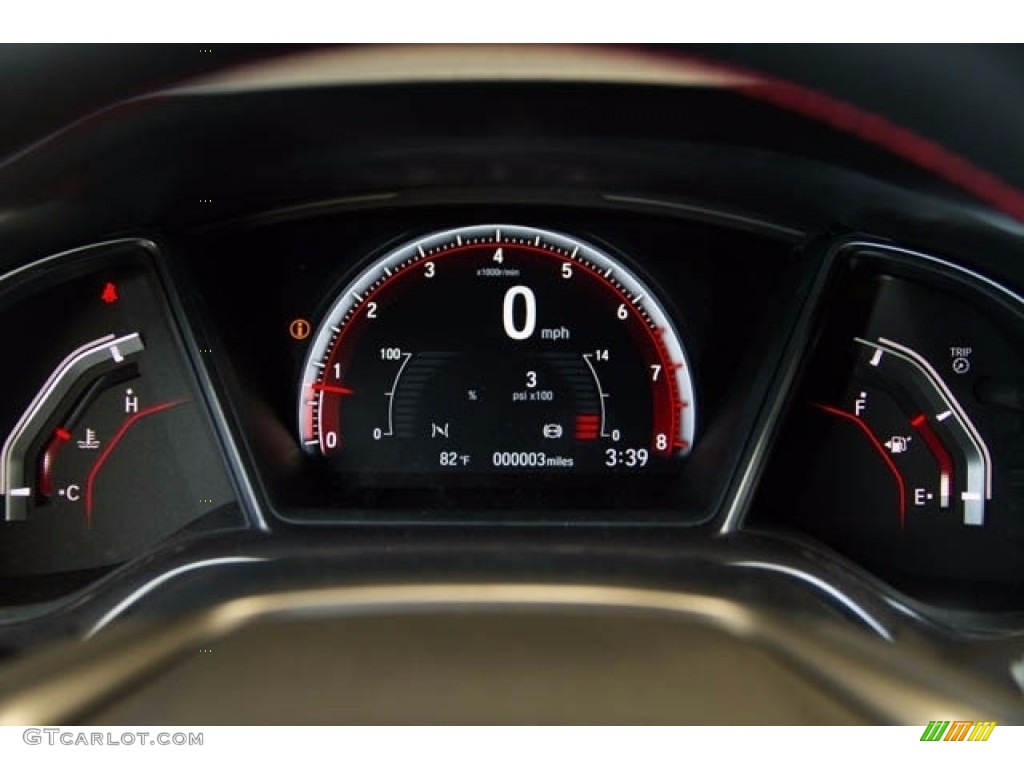 2018 Honda Civic Si Sedan Gauges Photo #123960216