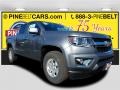 2018 Satin Steel Metallic Chevrolet Colorado WT Crew Cab 4x4  photo #1