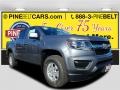 Satin Steel Metallic 2018 Chevrolet Colorado WT Crew Cab