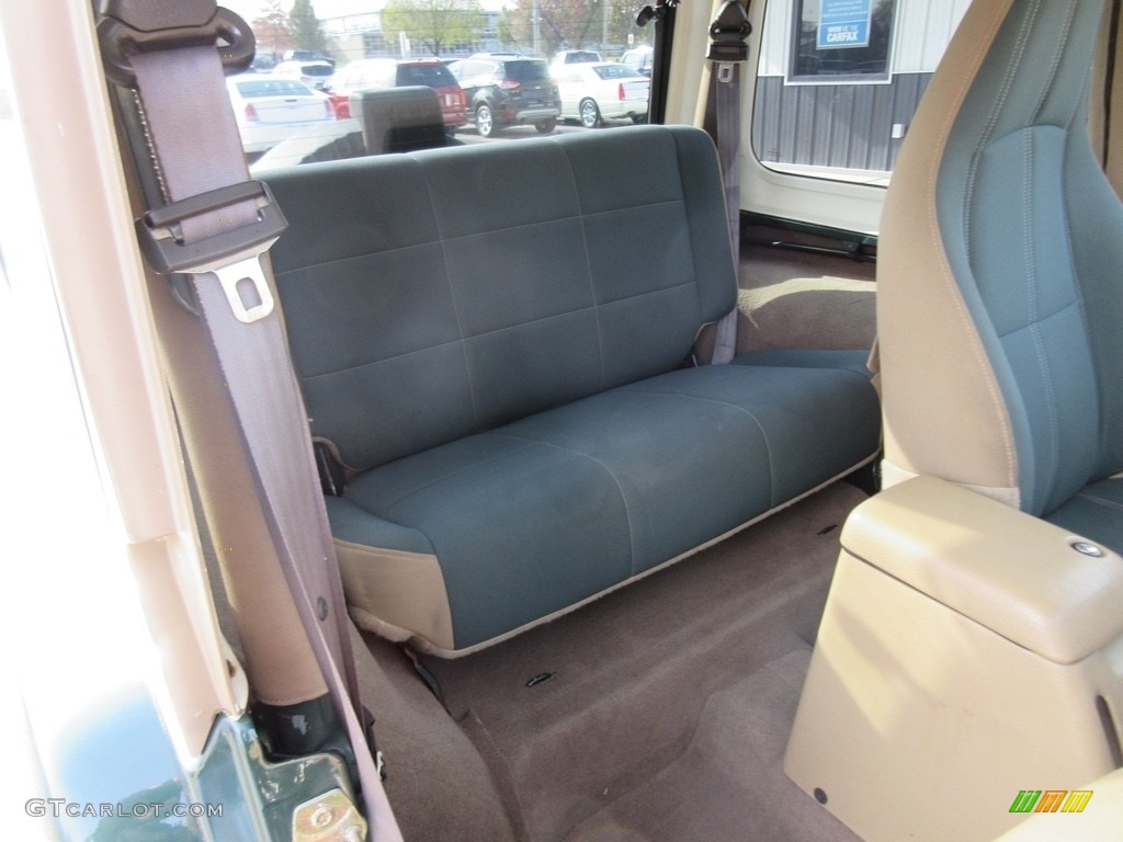2000 Wrangler Sahara 4x4 - Forest Green Pearl / Camel/Dark Green photo #15