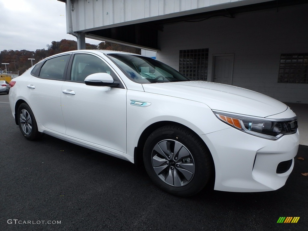 Snow White Pearl 2017 Kia Optima Hybrid Exterior Photo #123963648