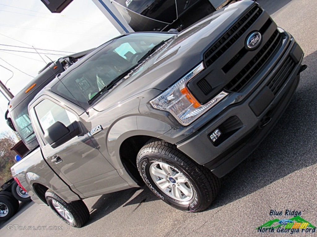 2018 F150 XL Regular Cab 4x4 - Lead Foot / Earth Gray photo #25