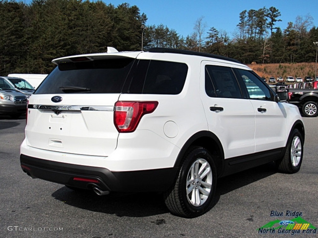 2017 Explorer FWD - Oxford White / Medium Light Camel photo #5