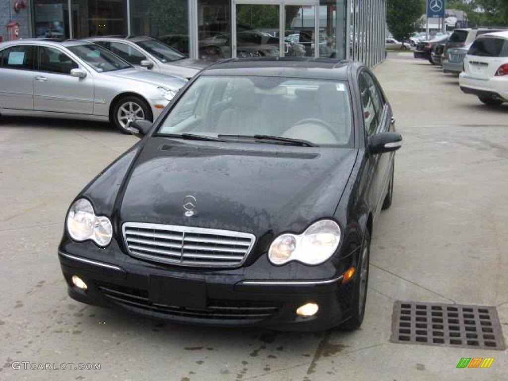 2006 C 350 4Matic Luxury - Black / Stone photo #1