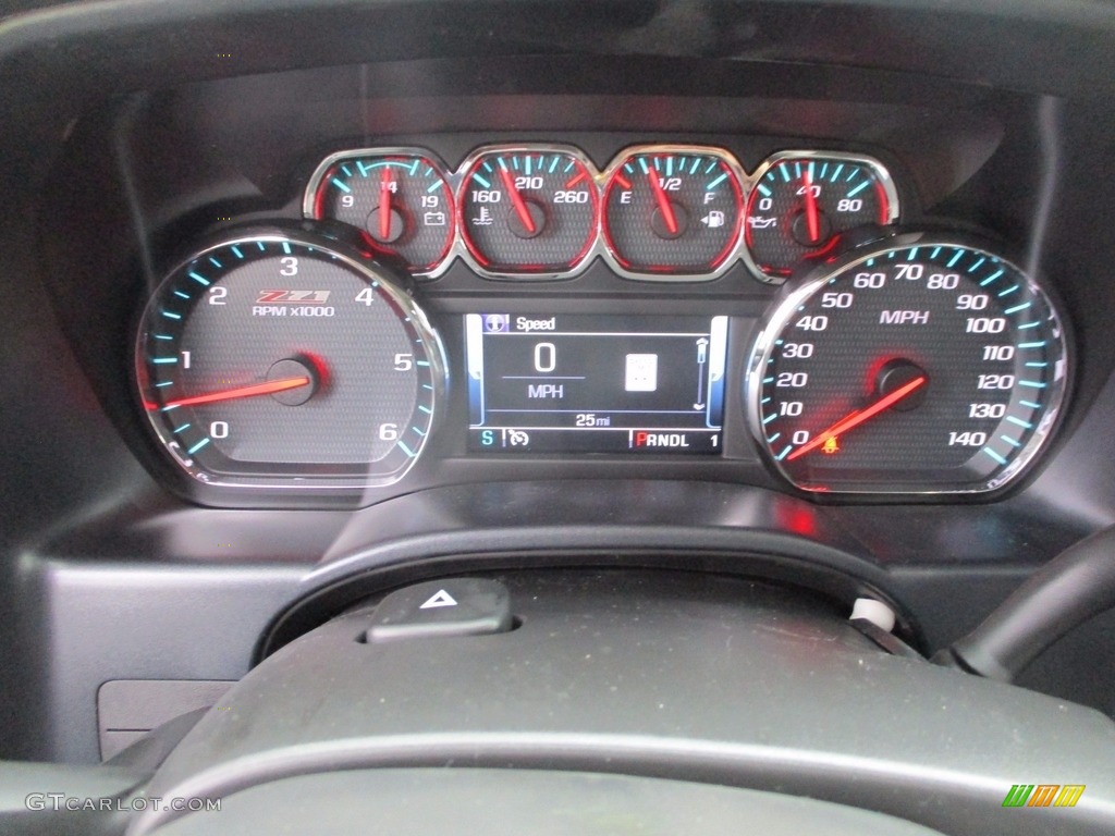 2018 Chevrolet Silverado 2500HD LT Crew Cab 4x4 Gauges Photo #123968328