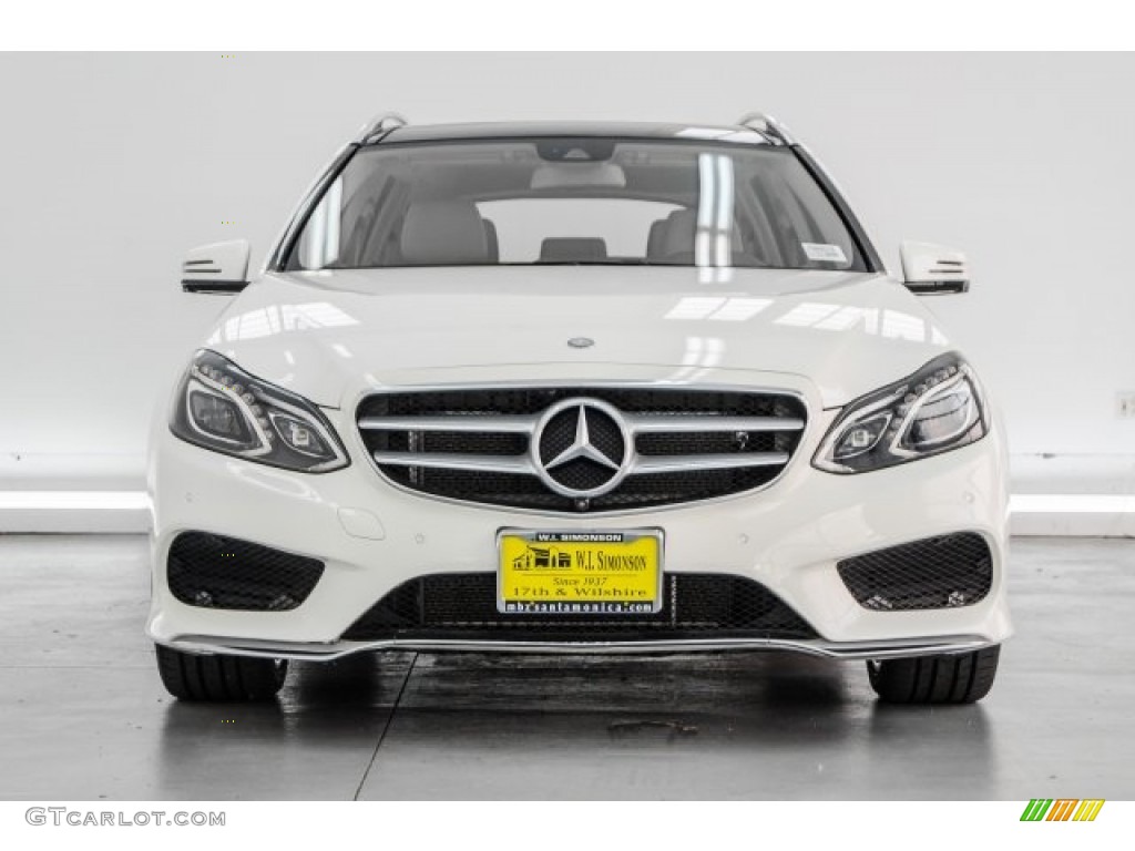 2015 E 350 4Matic Wagon - designo Diamond White Metallic / Silk Beige/Espresso Brown photo #2