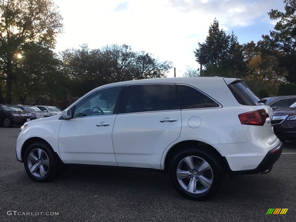 2012 MDX SH-AWD - Aspen White Pearl II / Parchment photo #5