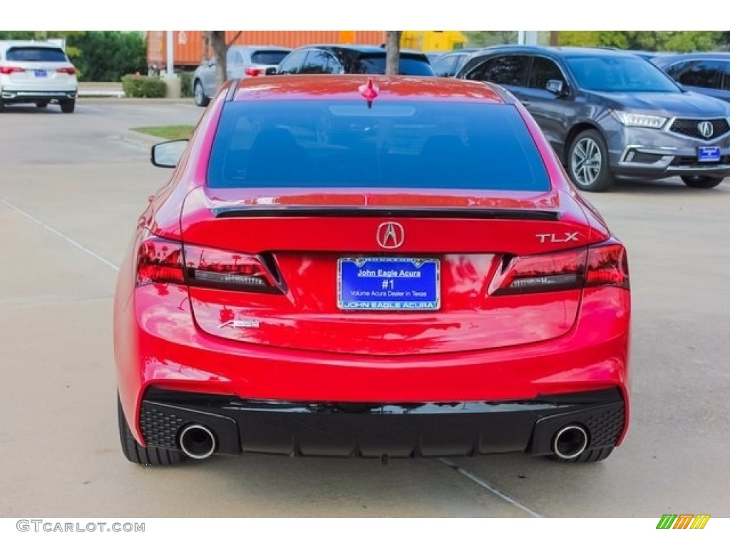 2018 TLX V6 A-Spec Sedan - San Marino Red / Ebony photo #6