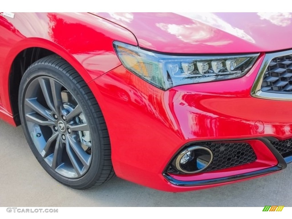 2018 TLX V6 A-Spec Sedan - San Marino Red / Ebony photo #10