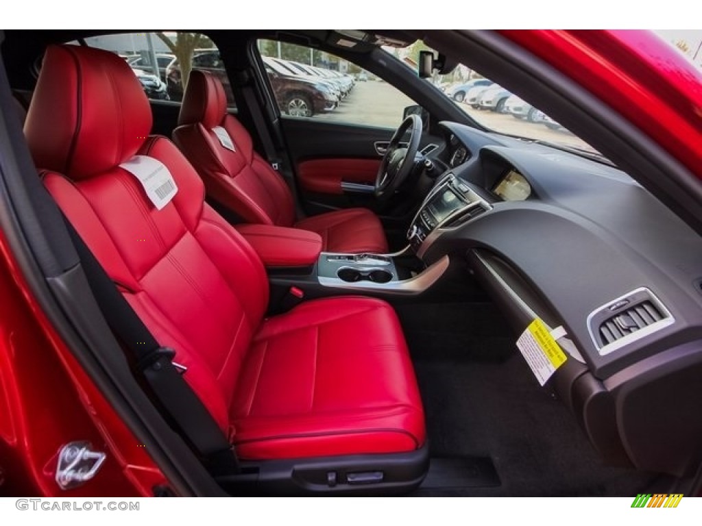 2018 TLX V6 A-Spec Sedan - San Marino Red / Ebony photo #22