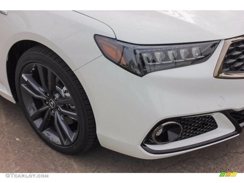 2018 TLX V6 A-Spec Sedan - Bellanova White Pearl / Ebony photo #10