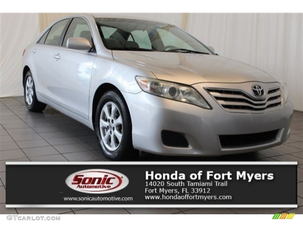 2010 Camry LE - Classic Silver Metallic / Ash Gray photo #1
