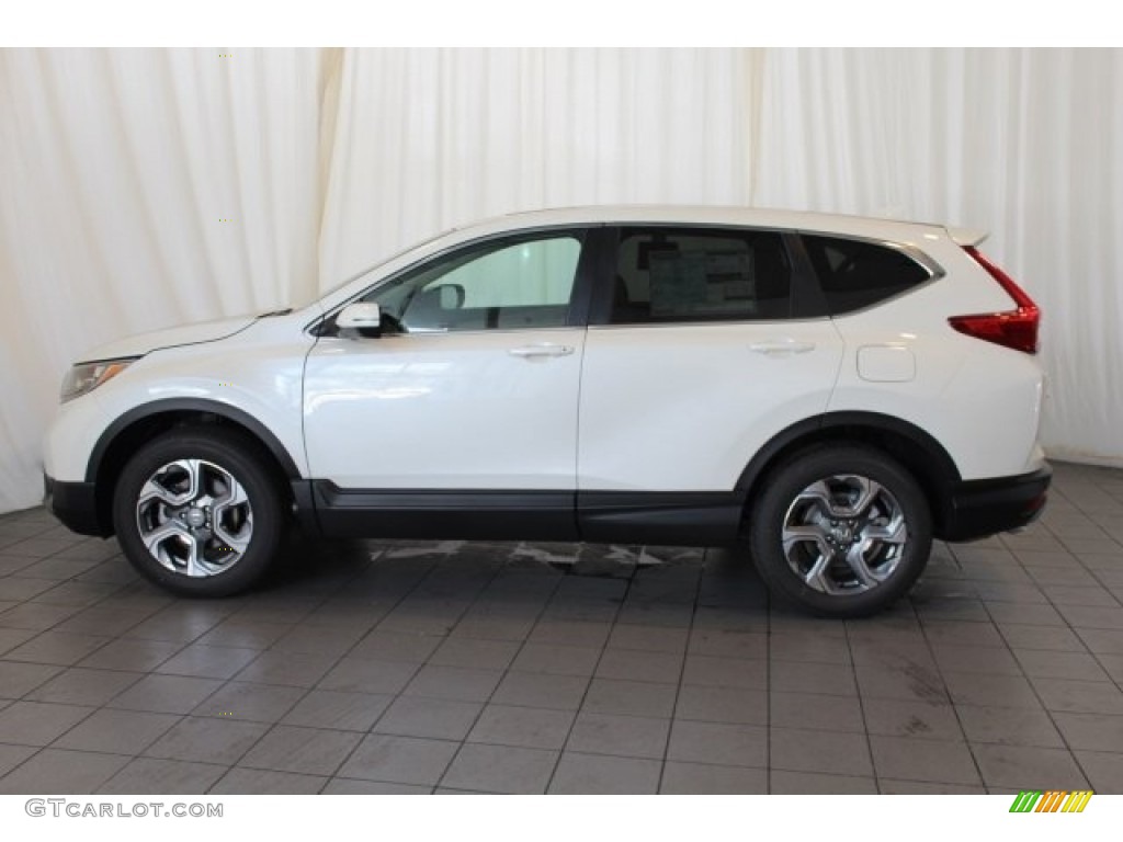 2018 CR-V EX AWD - White Diamond Pearl / Ivory photo #5