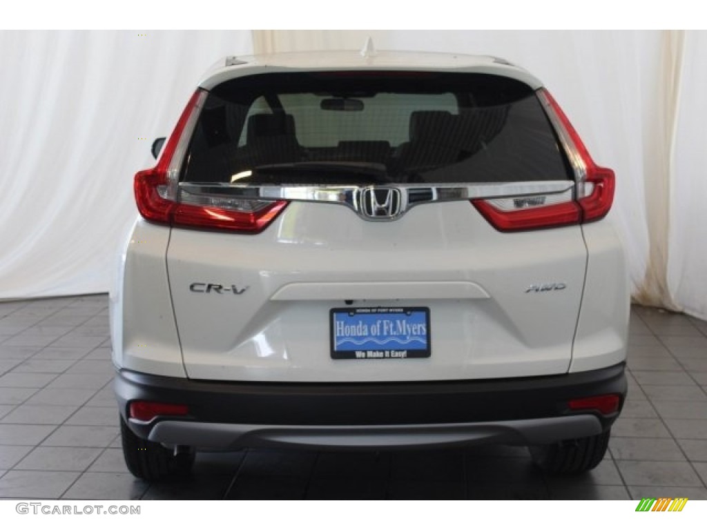 2018 CR-V EX AWD - White Diamond Pearl / Ivory photo #7