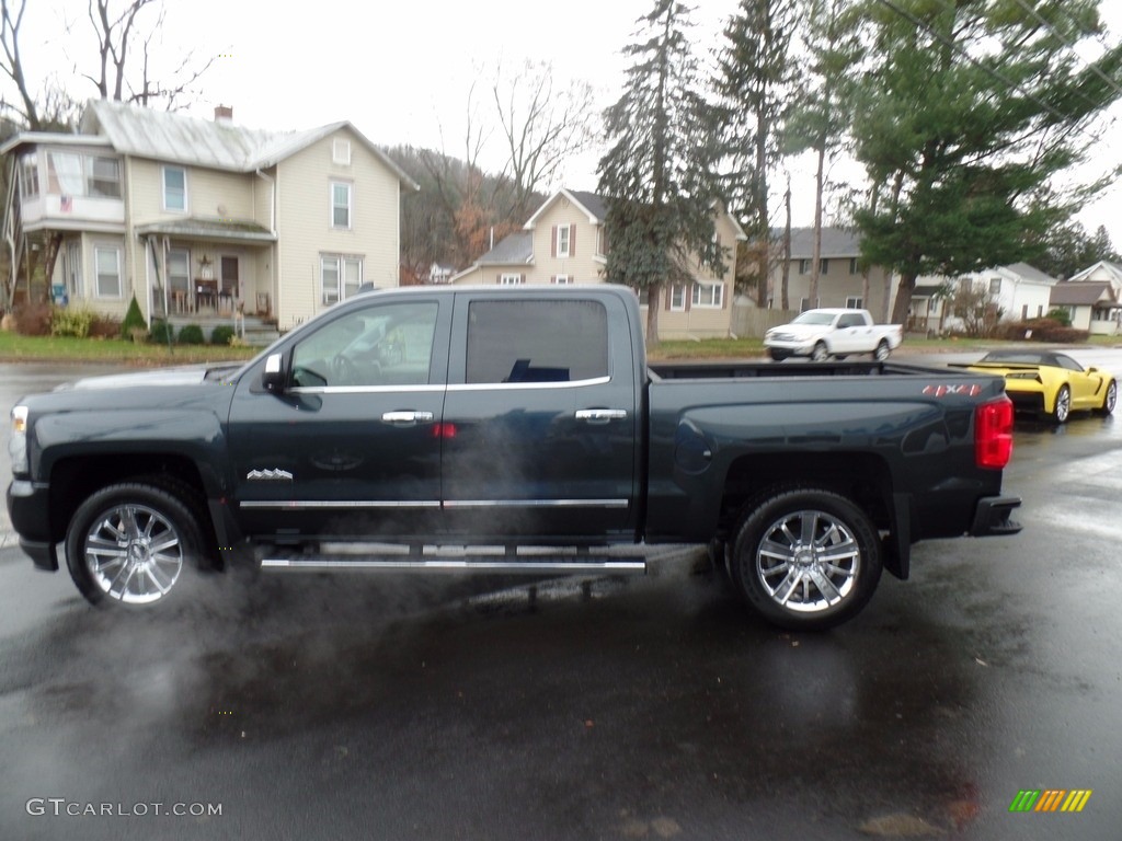 2018 Silverado 1500 High Country Crew Cab 4x4 - Graphite Metallic / Jet Black photo #8