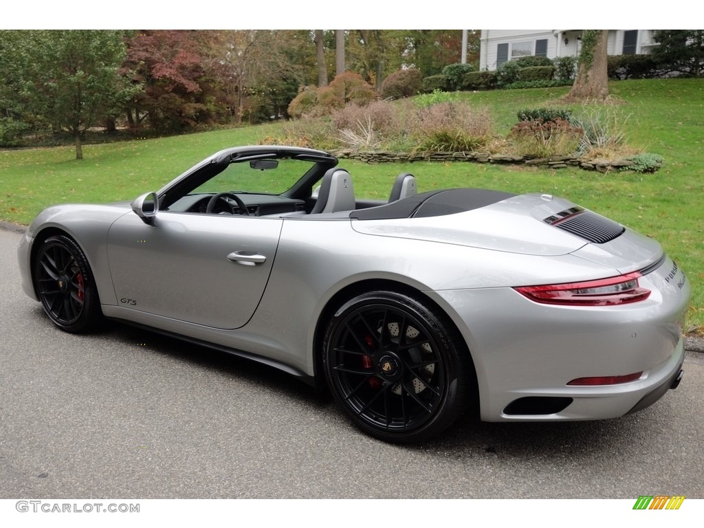 2017 911 Carrera GTS Cabriolet - GT Silver Metallic / Black photo #4