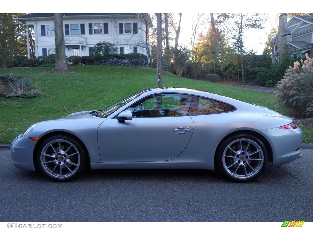 2015 911 Carrera Coupe - Rhodium Silver Metallic / Black photo #4