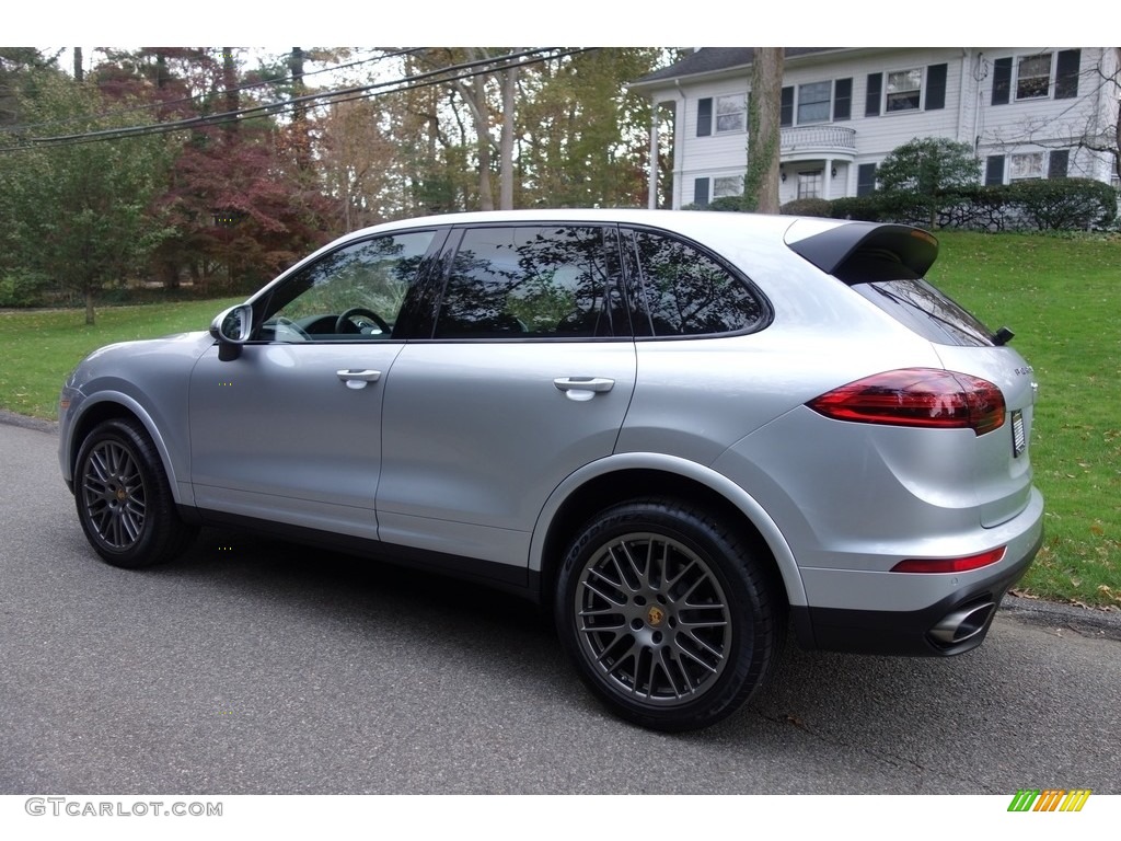 2017 Cayenne Platinum Edition - Rhodium Silver Metallic / Black photo #4