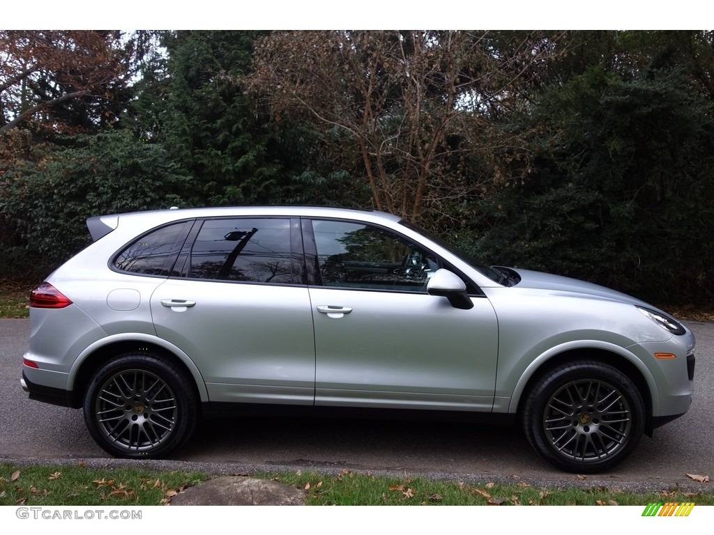 2017 Cayenne Platinum Edition - Rhodium Silver Metallic / Black photo #7