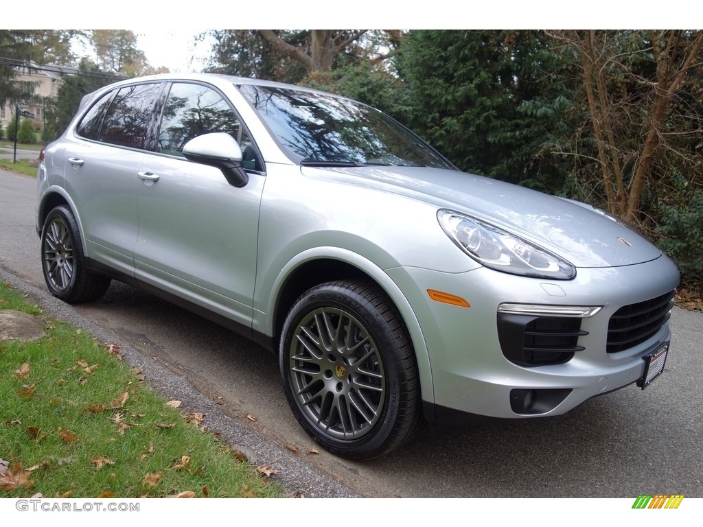 2017 Cayenne Platinum Edition - Rhodium Silver Metallic / Black photo #8