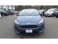 2018 Blue Metallic Ford Focus SEL Sedan  photo #2