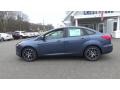 2018 Blue Metallic Ford Focus SEL Sedan  photo #4