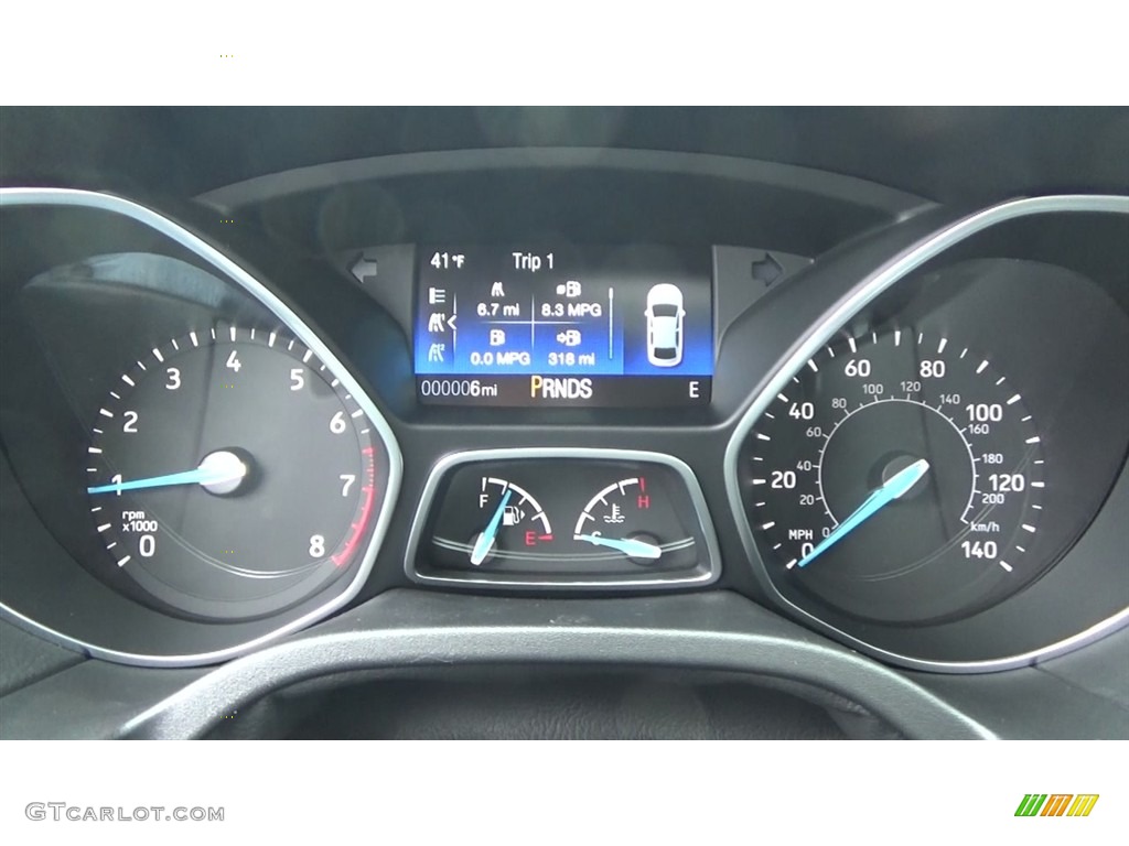 2018 Focus SEL Sedan - Blue Metallic / Charcoal Black photo #14