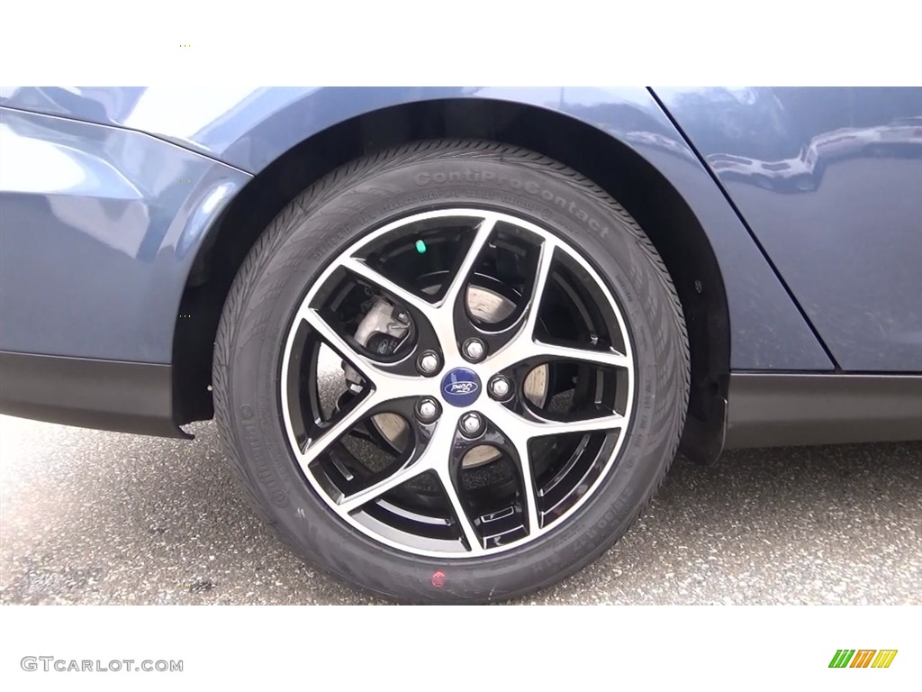 2018 Focus SEL Sedan - Blue Metallic / Charcoal Black photo #23