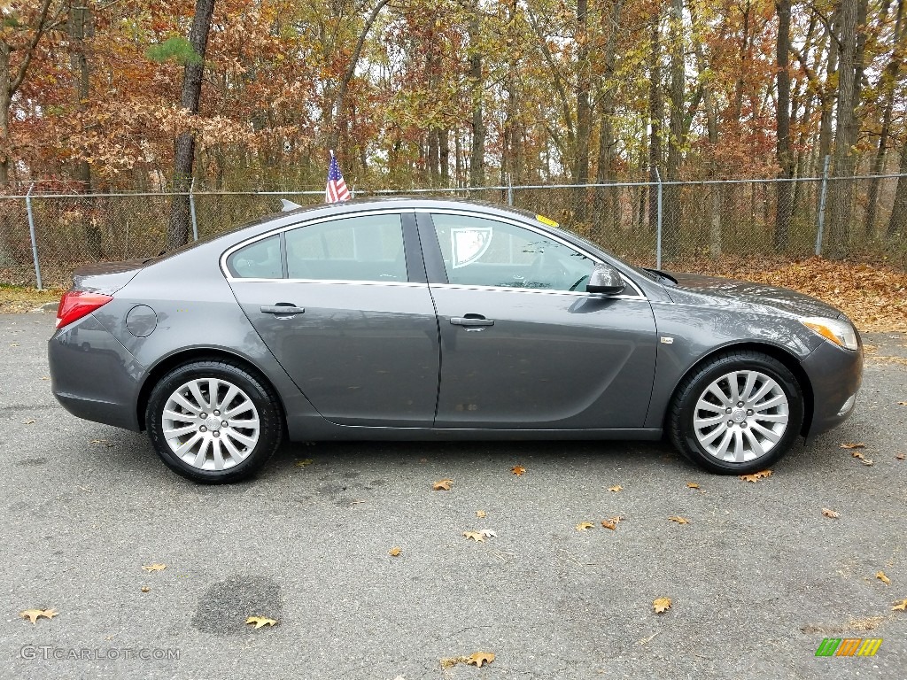2011 Regal CXL - Granite Gray Metallic / Ebony photo #8
