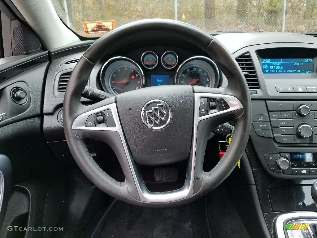 2011 Regal CXL - Granite Gray Metallic / Ebony photo #15