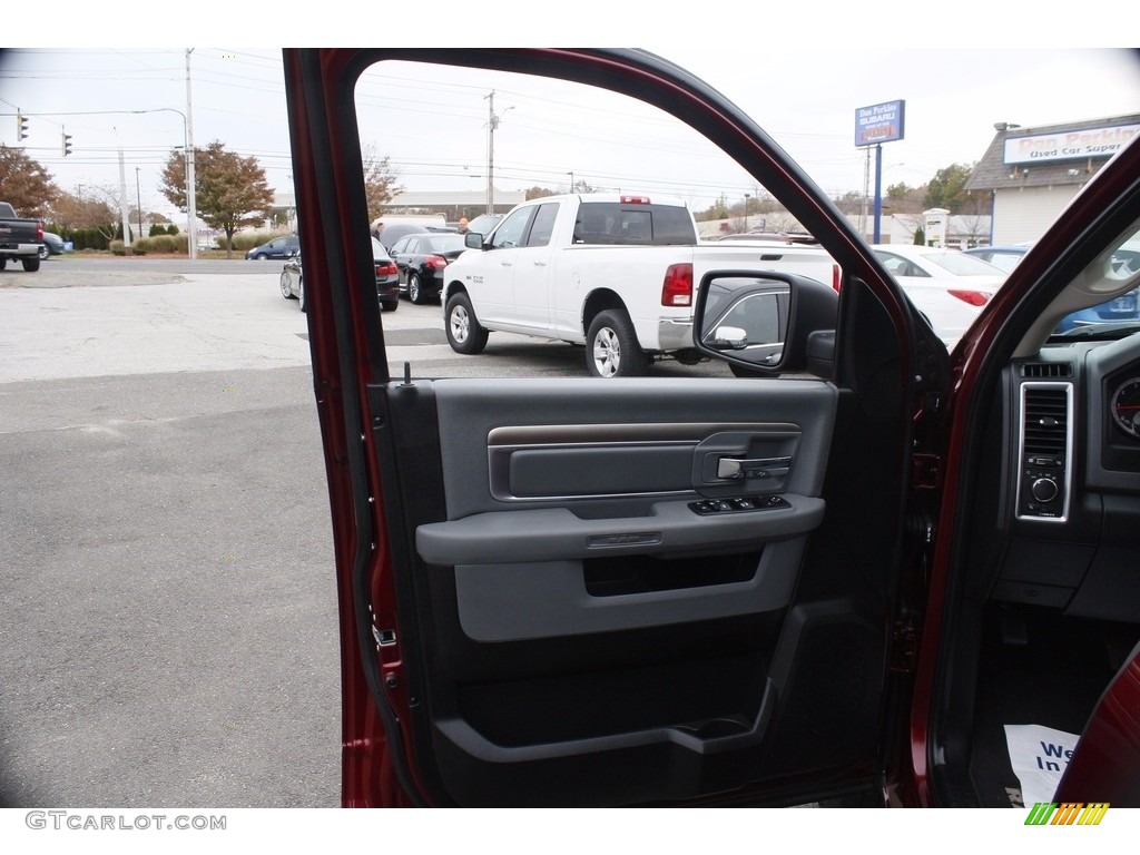 2017 1500 SLT Quad Cab 4x4 - Delmonico Red Pearl / Black/Diesel Gray photo #16